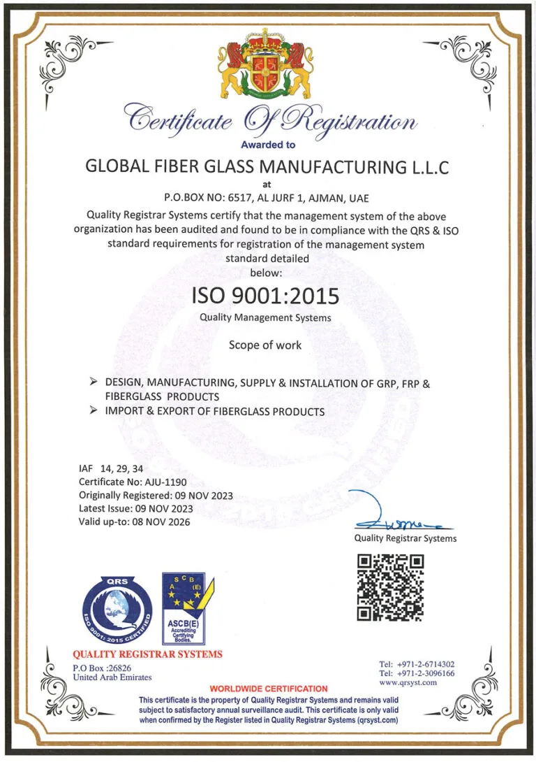 fiber glass Products companies in Dubai UAE