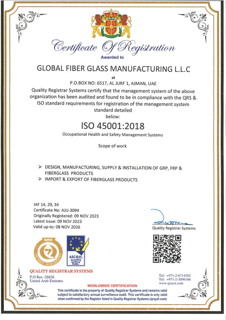 fiber glass Products companies in Dubai UAE